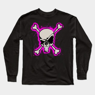 Glow Skull Long Sleeve T-Shirt